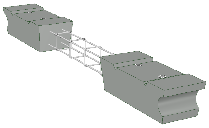 Duo-buigstaal-bloc asfalt/beton
